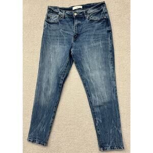 Kancan Women's Blue Distressed Jeans Size 9 #58665